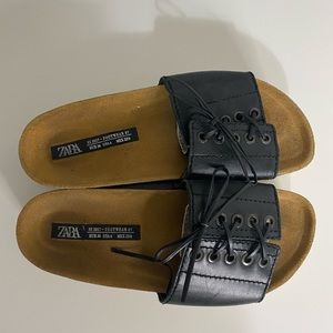 Zara platform sandals